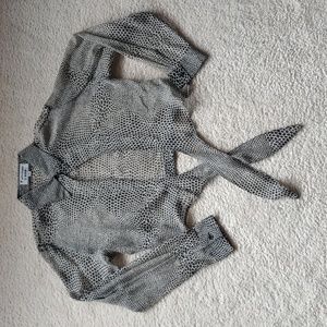 Ultra sheer bolero top